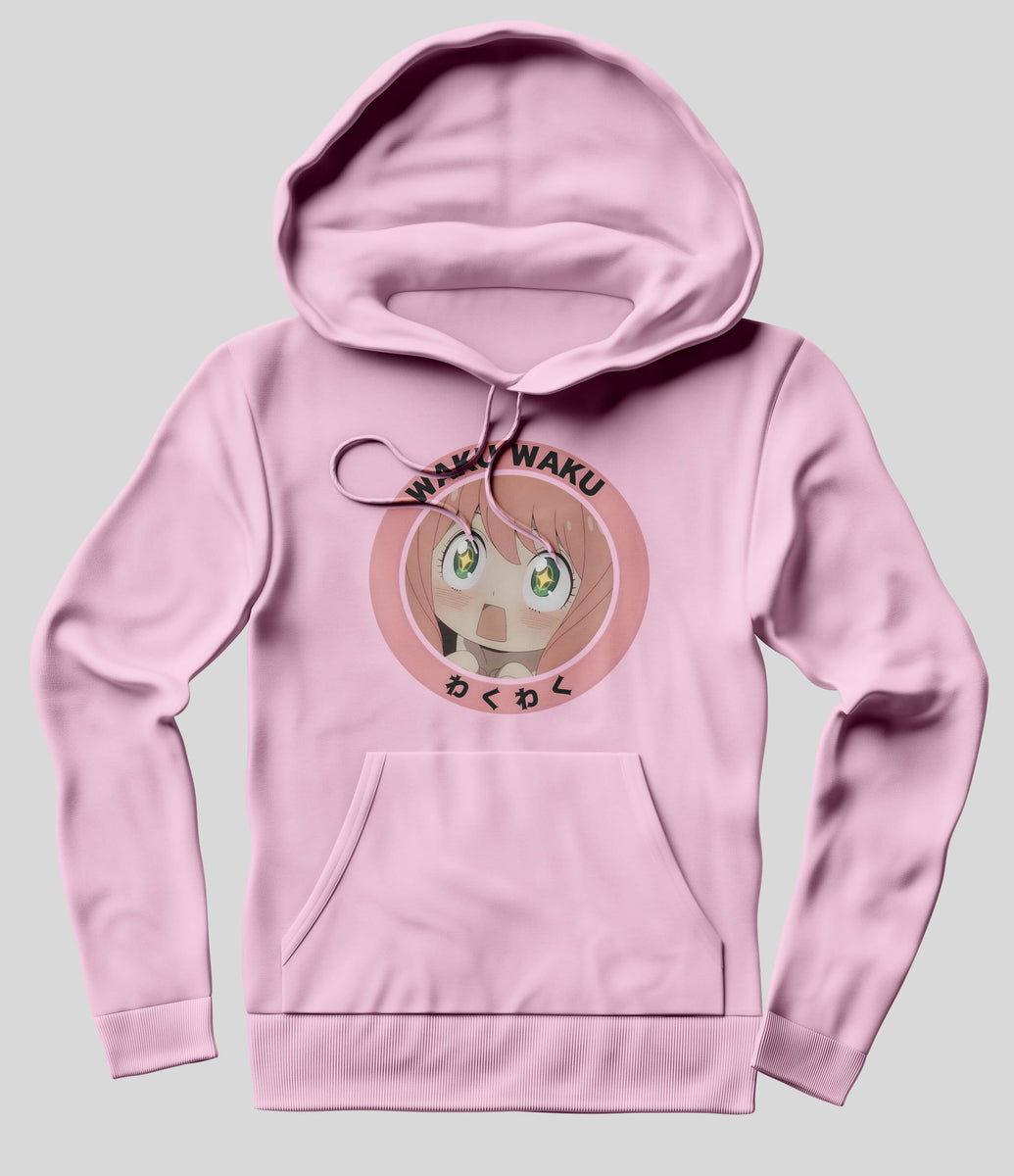 Waku Waku Hoodie Anya Spy X Family Anime merch Harsido