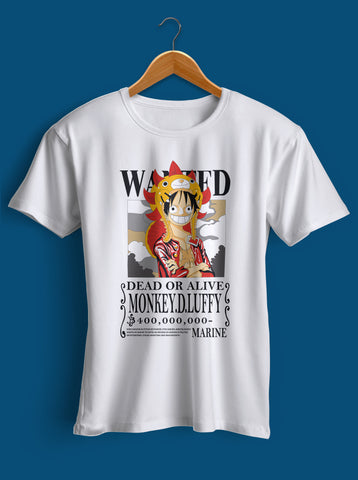 Luffy Wanted Tee - One Piece