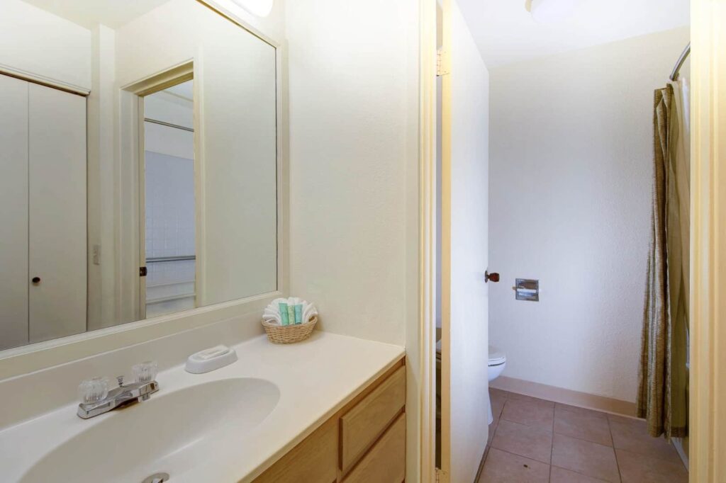 Second bathroom in a Pono Kai Resort 2 Bedroom Unit