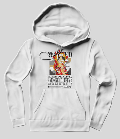 Luffy Wanted Hoodie - One Piece